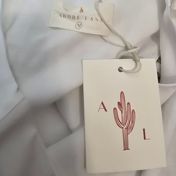 Adobe Lane Stunning Wildflower Boheimian Flirty Stunning Vacation Dress M NWT - Picture 6 of 7